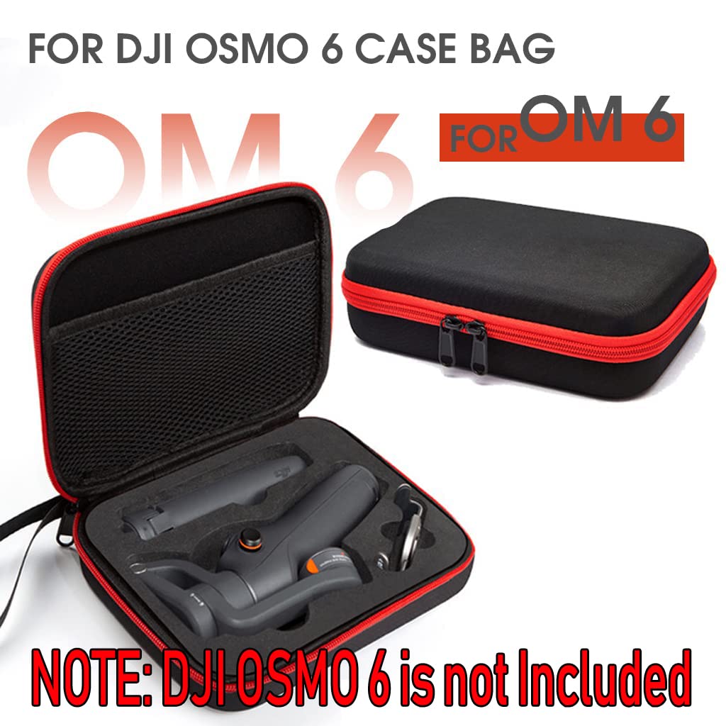 ZORBES Storage Bag for DJI Osmo Mobile 6, Hard Shell Portable Case Phone Stabilizer Carrying Case for DJI OM6-Handheld Smartphone Gimbal Stabilizer and Accessories (Only Case Not Include DJI product) ZORBES Storage Bag for DJI Osmo Mobile 6, Hard Shell Portable Case Phone Stabilizer Carrying Case for DJI OM6-Handheld Smartphone Gimbal Stabilizer and Accessories (Only Case Not Include DJI product)